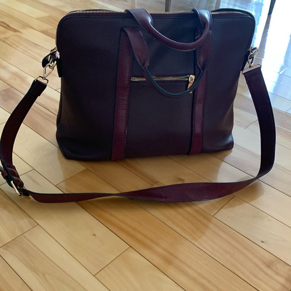 Louhide laptop bag burgundy